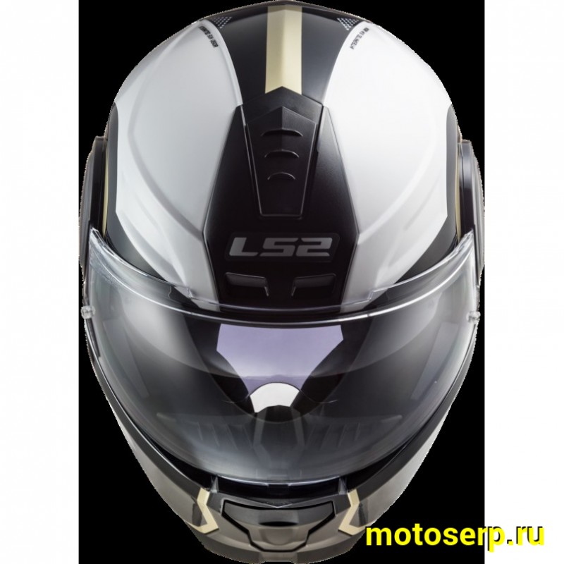 Купить  Шлем трансформер (модуляр) LS2 FF902 SCOPE ARCH Gloss White Titanum XL (шт) (LS2 купить с доставкой по Москве и России, цена, технические характеристики, комплектация фото  - motoserp.ru