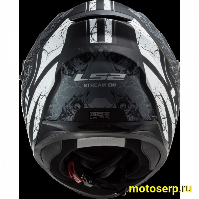 Купить  Шлем закрытый LS2 FF320 STREAM EVO THRONE Matt BlackTitanium (L) интеграл (шт) (LS2 купить с доставкой по Москве и России, цена, технические характеристики, комплектация фото  - motoserp.ru