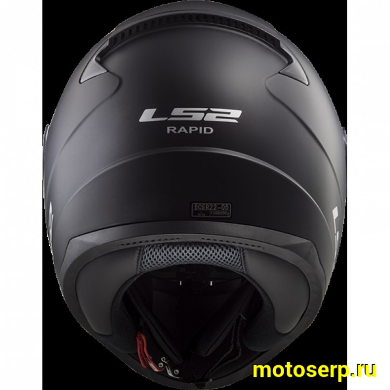 Купить  Шлем закрытый LS2 FF353 RAPID single mono GLOSS BLACK (XXXL) интеграл (шт) (LS2 купить с доставкой по Москве и России, цена, технические характеристики, комплектация фото  - motoserp.ru