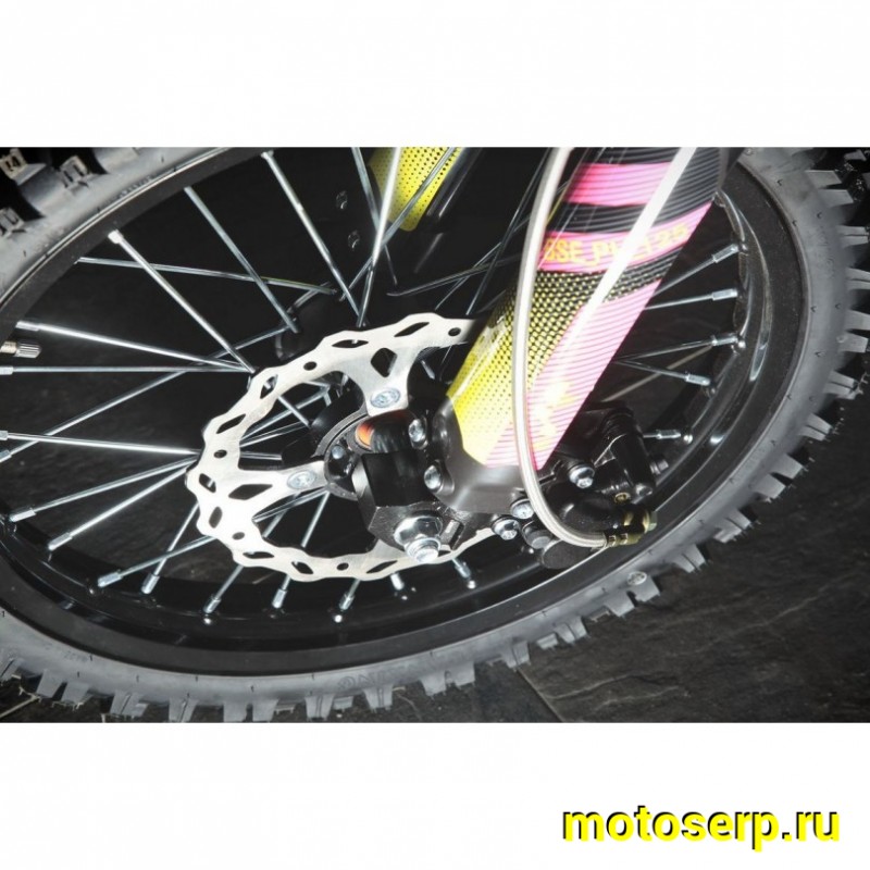 Купить  Питбайк BSE PH 125 AK47 Yellow 17/14", Мех, эл.ст (шт) купить с доставкой по Москве и России, цена, технические характеристики, комплектация фото  - motoserp.ru