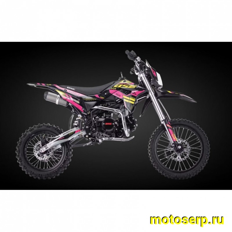 Купить  Питбайк BSE PH 125 AK47 Yellow 17/14", Мех, эл.ст (шт) купить с доставкой по Москве и России, цена, технические характеристики, комплектация фото  - motoserp.ru