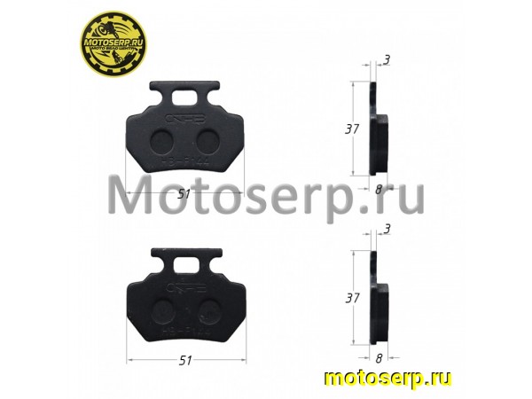 Купить  Колодки тормозные диск KAYO (пер/зад) AU150,AU150CVT,AU180,задние AT110,AU125, пер. AU200, KAYO BULL 2B, BULL 3C (2020г) и др. (пар)  (SM 151-1600  купить с доставкой по Москве и России, цена, технические характеристики, комплектация фото  - motoserp.ru