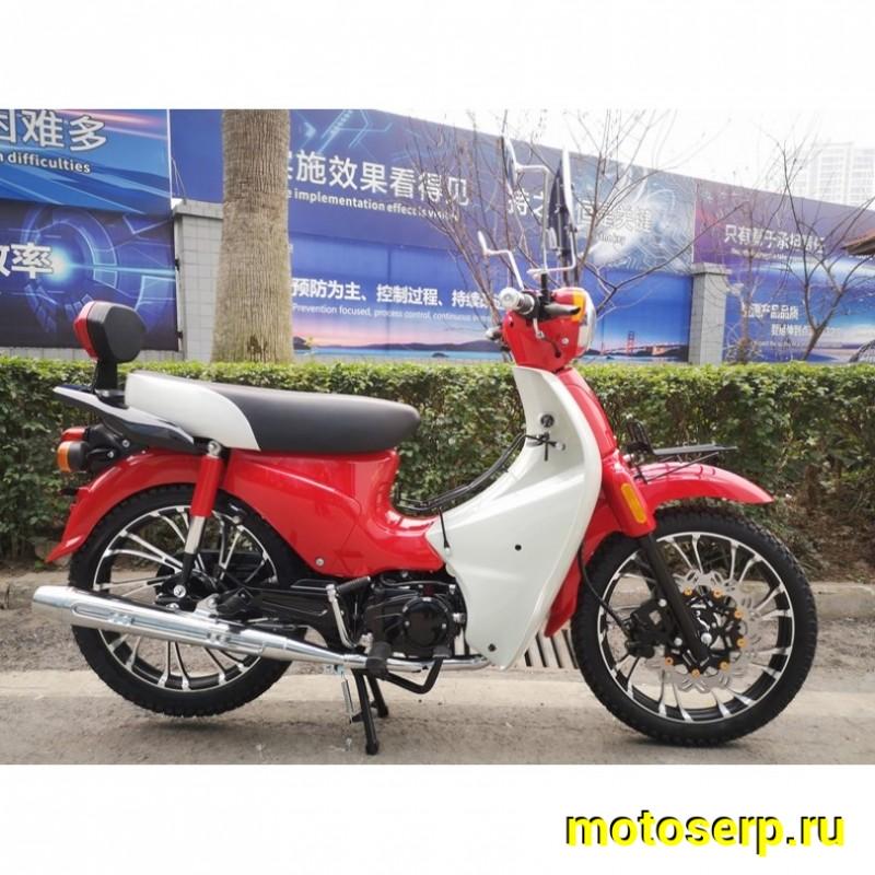Купить  Мопед MM GATAN (ГАТАН-50) 50сс 4Т, реплика  HONDA SUPER CUBE, диск/бар. 17" багажн, спинка, стекло. (шт) 0110 (MM  купить с доставкой по Москве и России, цена, технические характеристики, комплектация фото  - motoserp.ru