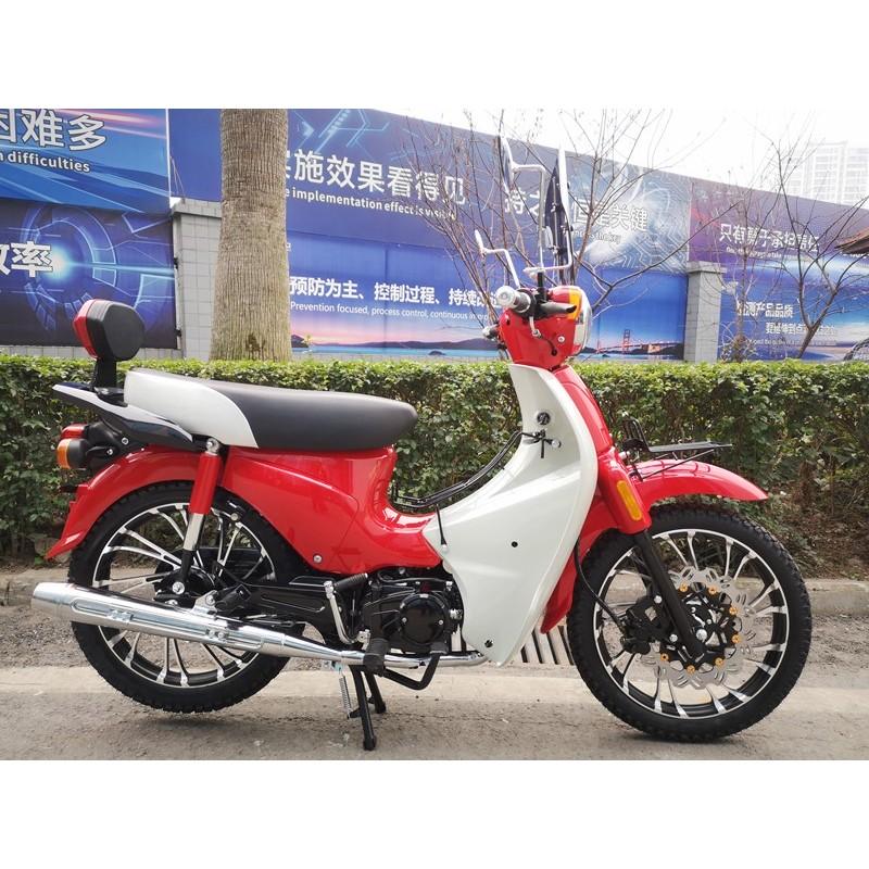 Купить  Мопед MM GATAN (ГАТАН-50) 50сс 4Т, реплика  HONDA SUPER CUBE, диск/бар. 17" багажн, спинка, стекло. (шт) 0110 (MM  купить с доставкой по Москве и России, цена, технические характеристики, комплектация фото  - motoserp.ru