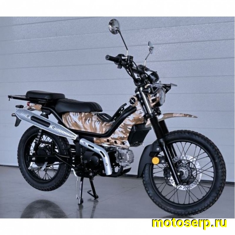 Купить  Мопед MM XTRAIL (ИксТраил - 50)  реплика Honda TRAIL  50сс 4Т, диск/бар. 18"/16". длиннобазн. широкий багажник (шт) 01100 (MM (0 купить с доставкой по Москве и России, цена, технические характеристики, комплектация фото  - motoserp.ru