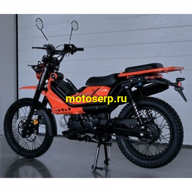 Купить  Мопед MM XTRAIL (ИксТраил - 50)  реплика Honda TRAIL  50сс 4Т, диск/бар. 18"/16". длиннобазн. широкий багажник (шт) 01100 (MM (0 купить с доставкой по Москве и России, цена, технические характеристики, комплектация фото  - motoserp.ru