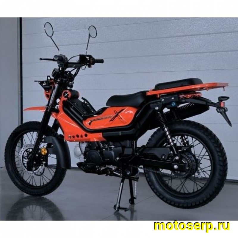 Купить  Мопед MM XTRAIL (ИксТраил - 50)  реплика Honda TRAIL  50сс 4Т, диск/бар. 18"/16". длиннобазн. широкий багажник (шт) 01100 (MM (0 купить с доставкой по Москве и России, цена, технические характеристики, комплектация фото  - motoserp.ru