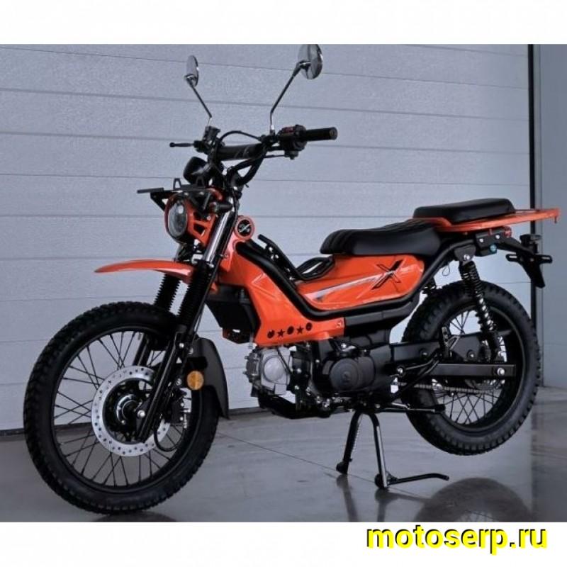 Купить  Мопед MM XTRAIL (ИксТраил - 50)  реплика Honda TRAIL  50сс 4Т, диск/бар. 18"/16". длиннобазн. широкий багажник (шт) 01100 (MM (0 купить с доставкой по Москве и России, цена, технические характеристики, комплектация фото  - motoserp.ru