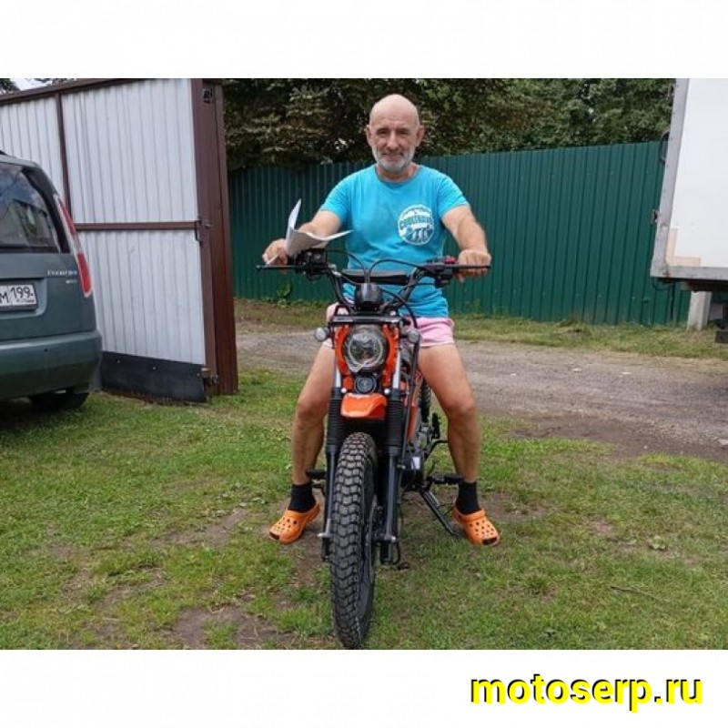 Купить  Мопед MM XTRAIL (ИксТраил - 50)  реплика Honda TRAIL  50сс 4Т, диск/бар. 18"/16". длиннобазн. широкий багажник (шт) 01100 (MM (0 купить с доставкой по Москве и России, цена, технические характеристики, комплектация фото  - motoserp.ru