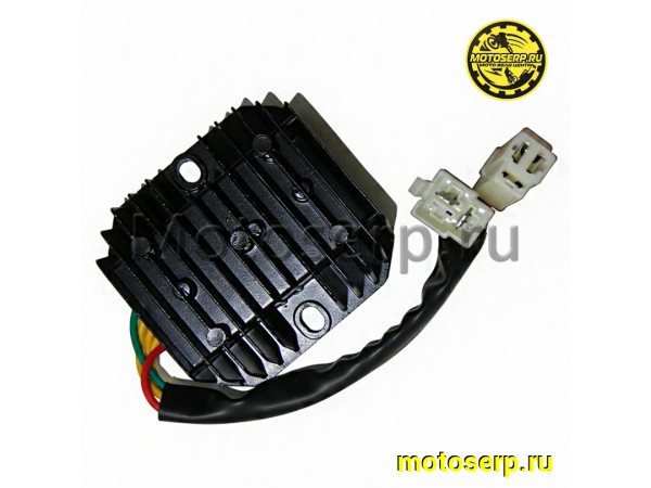 Купить  Реле-регулятор 5 конт.(3+2) CB200, CB250, Racer RC200-250, RC200LT Forester, LIFAN KPT 200 (шт) (TATA 800000291 (LAFAN GIX31600A0A00 купить с доставкой по Москве и России, цена, технические характеристики, комплектация фото  - motoserp.ru