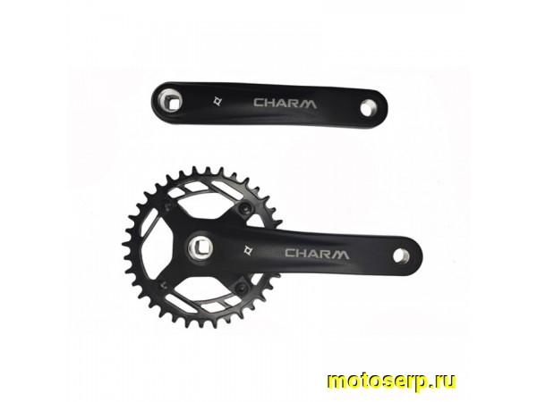 Купить  Шатуны 1 зв. на квадрате. Алюм. 36 зуб. CHARM Prowheel разборный Вело (пар) (Золотник 3012602-51 (Ряб (з) купить с доставкой по Москве и России, цена, технические характеристики, комплектация фото  - motoserp.ru