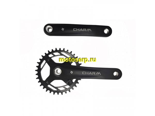 Купить  Шатуны 1 зв. на квадрате. Алюм. 36 зуб. CHARM Prowheel разборный Вело (пар) (Золотник 3012602-51 (Ряб купить с доставкой по Москве и России, цена, технические характеристики, комплектация фото  - motoserp.ru