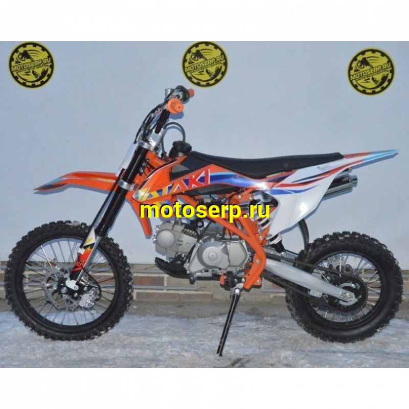 Купить  ====Питбайк ATAKI PRIME 125 17/14 (механ. сцепл., эл. стартер) (сборка +3000р, собирается крайне сложно) (шт) (SM (0 купить с доставкой по Москве и России, цена, технические характеристики, комплектация фото  - motoserp.ru
