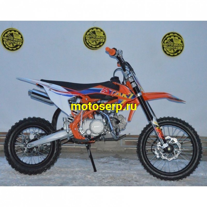 Купить  ====Питбайк ATAKI PRIME 125 17/14 (механ. сцепл., эл. стартер) (сборка +3000р, собирается крайне сложно) (шт) (SM (0 купить с доставкой по Москве и России, цена, технические характеристики, комплектация фото  - motoserp.ru