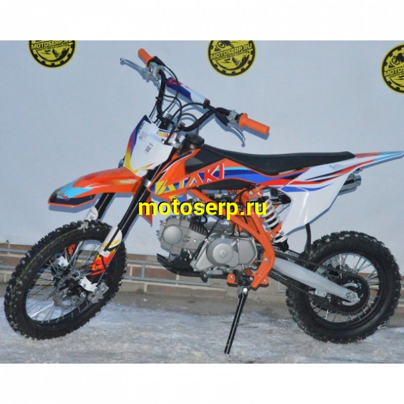 Купить  ====Питбайк ATAKI PRIME 125 17/14 (механ. сцепл., эл. стартер) (сборка +3000р, собирается крайне сложно) (шт) (SM (0 купить с доставкой по Москве и России, цена, технические характеристики, комплектация фото  - motoserp.ru