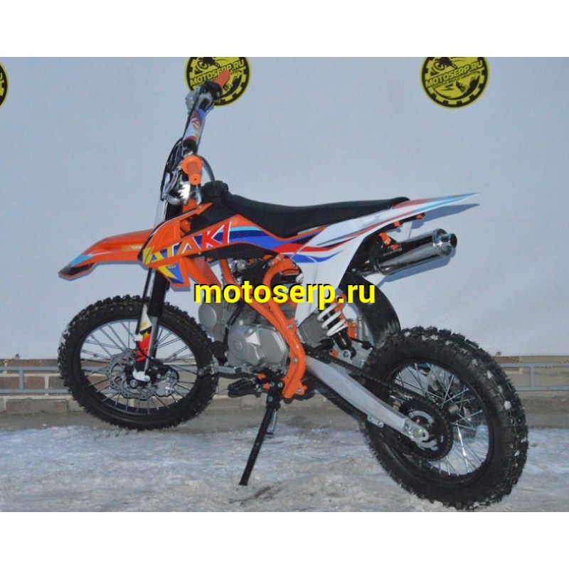 Купить  ====Питбайк ATAKI PRIME 125 17/14 (механ. сцепл., эл. стартер) (сборка +3000р, собирается крайне сложно) (шт) (SM (0 купить с доставкой по Москве и России, цена, технические характеристики, комплектация фото  - motoserp.ru