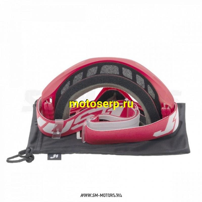 Купить  Очки мото Кросс JUST1 VITRO красный/белый (шт) (SM 604-5515 купить с доставкой по Москве и России, цена, технические характеристики, комплектация фото  - motoserp.ru