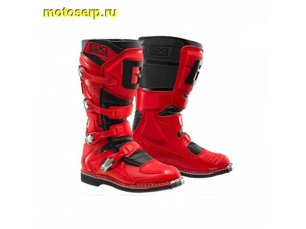 Купить  Мотоботы кросс. GAERNE GX-1  (защ. голени), красный/черный р-р 44" (Ч/З) (пар) (SM 808-8368 купить с доставкой по Москве и России, цена, технические характеристики, комплектация фото  - motoserp.ru