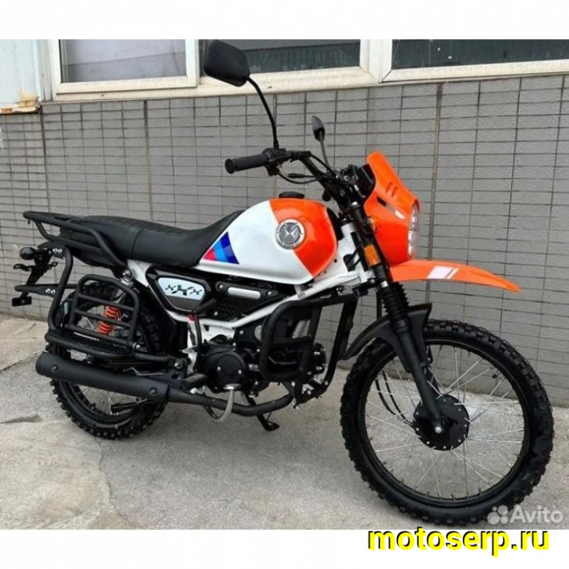 Купить  Мопед MM COLT SCRAMBLER (Кольт Скрамблер 50) (1-N-2-3-4), 4МКПП, диск/барабан, 2.50-18/2.75-17"  (шт) 01100 (MM 47657 купить с доставкой по Москве и России, цена, технические характеристики, комплектация фото  - motoserp.ru
