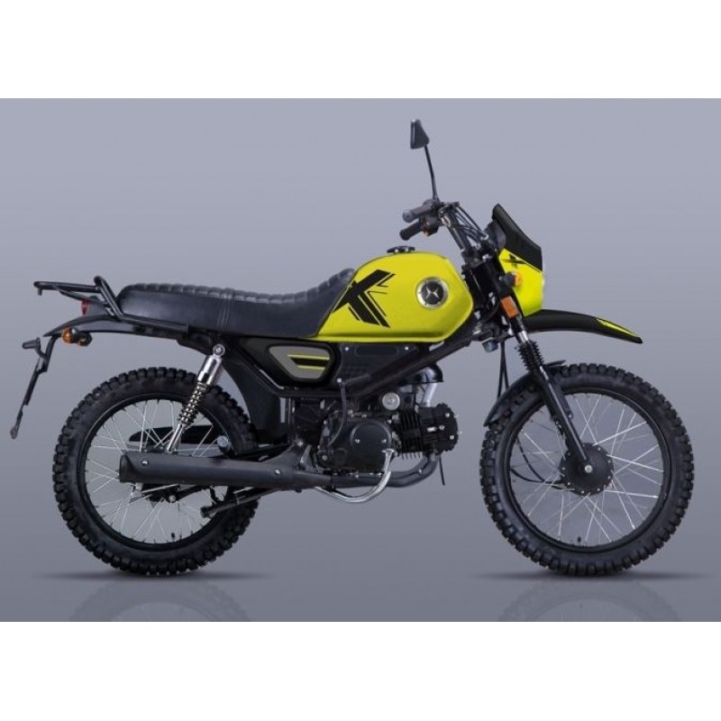 Купить  Мопед MM COLT SCRAMBLER (Кольт Скрамблер 50) (1-N-2-3-4), 4МКПП, диск/барабан, 2.50-18/2.75-17"  (шт) 01100 (MM 47657 купить с доставкой по Москве и России, цена, технические характеристики, комплектация фото  - motoserp.ru