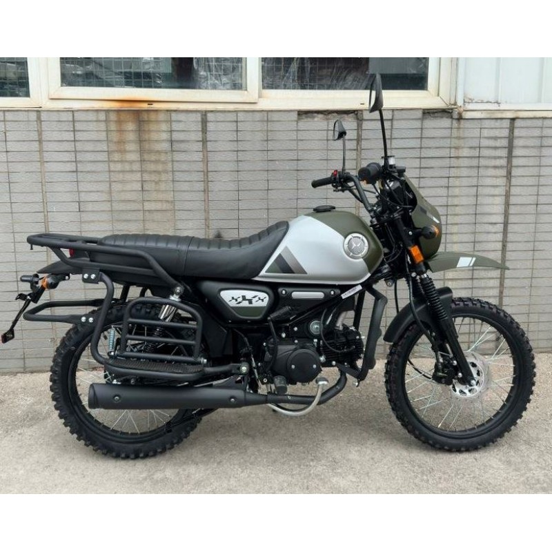 Купить  Мопед MM COLT SCRAMBLER (Кольт Скрамблер 50) (1-N-2-3-4), 4МКПП, диск/барабан, 2.50-18/2.75-17"  (шт) 01100 (MM 47657 купить с доставкой по Москве и России, цена, технические характеристики, комплектация фото  - motoserp.ru