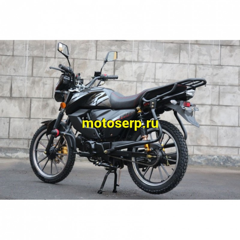 Купить  Мопед Millenium Alpha RS12 Champ  4Т; 50cc; колеса 17"литые; 4пер, эл. старт; бак 12л, легкая усиленная рама (зал) (шт) 01250 (ТехМаркет купить с доставкой по Москве и России, цена, технические характеристики, комплектация фото  - motoserp.ru