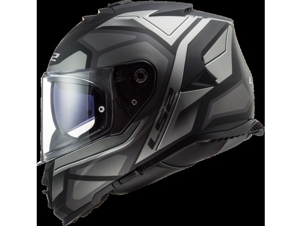 Купить  Шлем закрытый LS2 FF800 STORM FASTER Matt Titanium (XL) интеграл (шт) (0 купить с доставкой по Москве и России, цена, технические характеристики, комплектация фото  - motoserp.ru