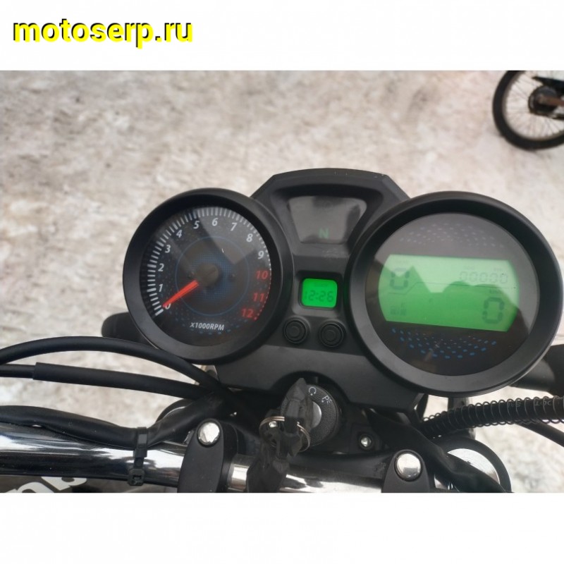 Купить  Мотоцикл Regulmoto SK200-6 (ЭПТС) 200сс, 18/16" 5 пер. диск/бараб, электрон. панель, круговая подсветка фары (шт)  купить с доставкой по Москве и России, цена, технические характеристики, комплектация фото  - motoserp.ru