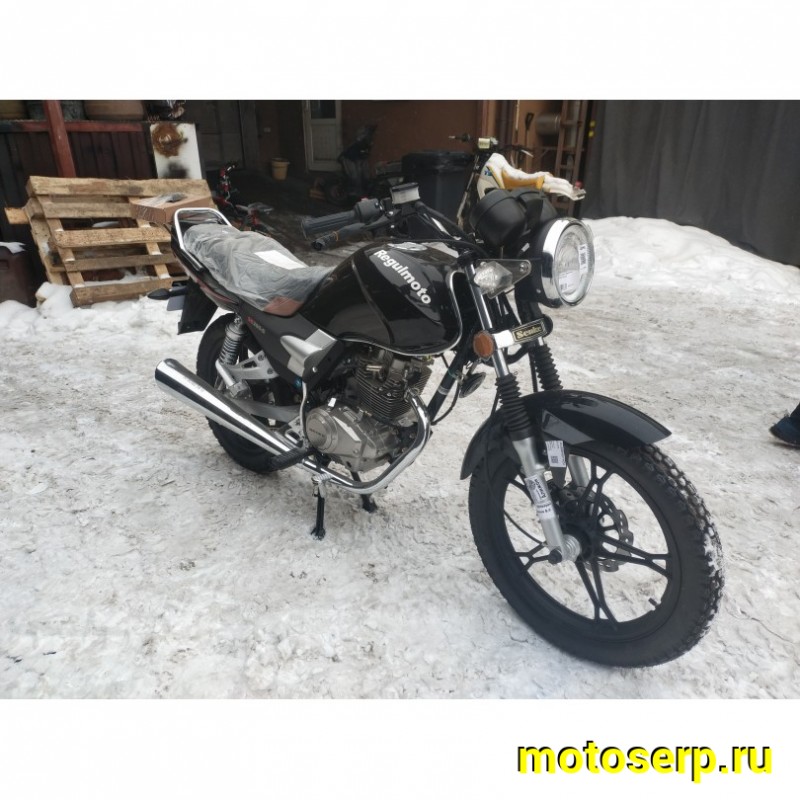 Купить  Мотоцикл Regulmoto SK200-6 (ЭПТС) 200сс, 18/16" 5 пер. диск/бараб, электрон. панель, круговая подсветка фары (шт)  купить с доставкой по Москве и России, цена, технические характеристики, комплектация фото  - motoserp.ru