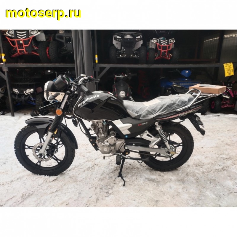Купить  Мотоцикл Regulmoto SK200-6 (ЭПТС) 200сс, 18/16" 5 пер. диск/бараб, электрон. панель, круговая подсветка фары (шт)  купить с доставкой по Москве и России, цена, технические характеристики, комплектация фото  - motoserp.ru