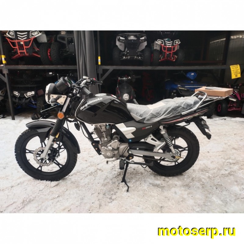 Купить  Мотоцикл Regulmoto SK200-6 (ЭПТС) 200сс, 18/16" 5 пер. диск/бараб, электрон. панель, круговая подсветка фары (шт)  купить с доставкой по Москве и России, цена, технические характеристики, комплектация фото  - motoserp.ru