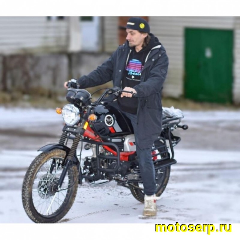 Купить  Мопед MM COLT2 BLACK 50сс 17/17" спицы, диск торм, эл/кикстарт, откидные багажники (шт) 01100  купить с доставкой по Москве и России, цена, технические характеристики, комплектация фото  - motoserp.ru