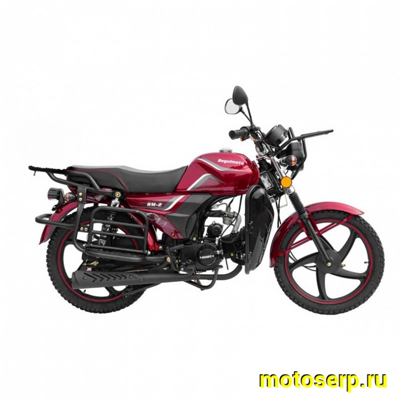 Купить  Мопед Regulmoto Alpha (RM-2) без кофра Красный 4Т; 50cc;  колеса 17/17"литые; 4пер, бар/бар (шт) 01100 (ФОТО купить с доставкой по Москве и России, цена, технические характеристики, комплектация фото  - motoserp.ru