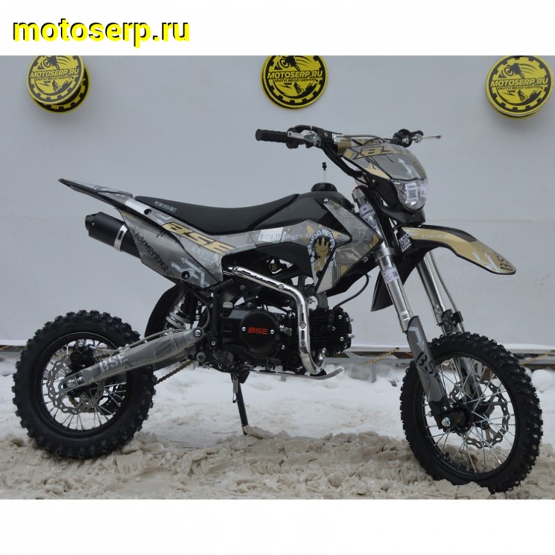 Купить  Питбайк BSE EX125 14/12 Urban Grey (шт) купить с доставкой по Москве и России, цена, технические характеристики, комплектация фото  - motoserp.ru