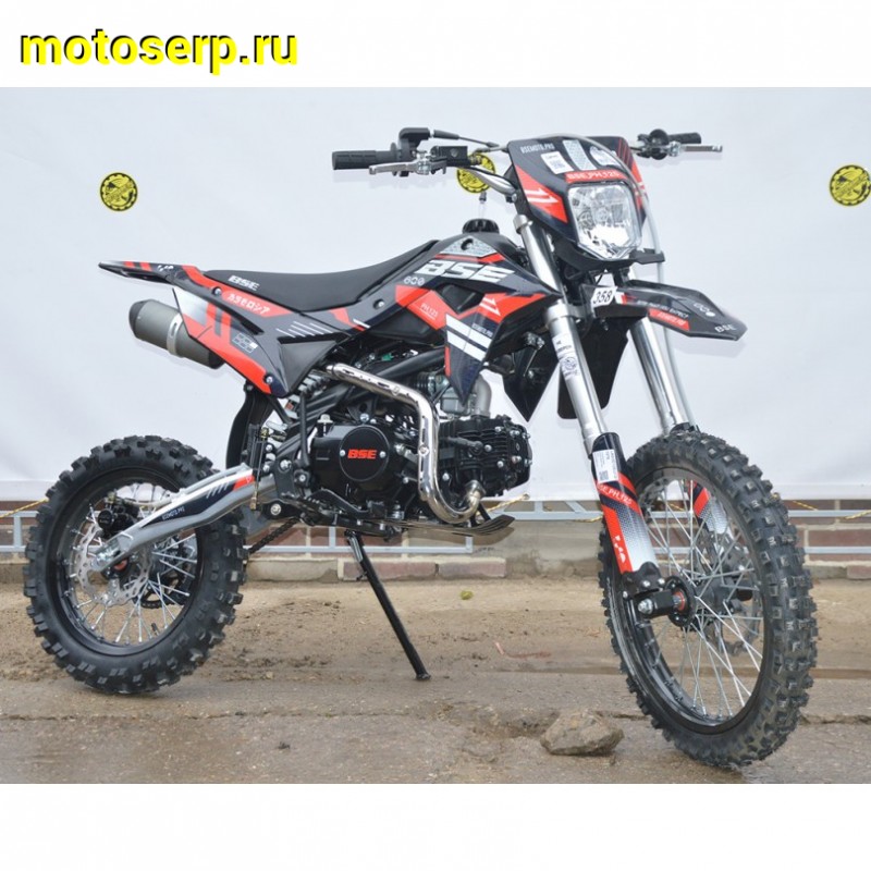 Купить  Питбайк BSE PH 125 AK47 Red 17/14", Мех, эл.ст (шт) купить с доставкой по Москве и России, цена, технические характеристики, комплектация фото  - motoserp.ru
