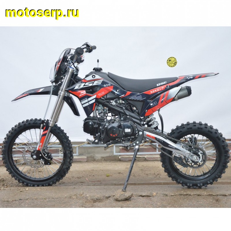 Купить  Питбайк BSE PH 125 AK47 Red 17/14", Мех, эл.ст (шт) купить с доставкой по Москве и России, цена, технические характеристики, комплектация фото  - motoserp.ru