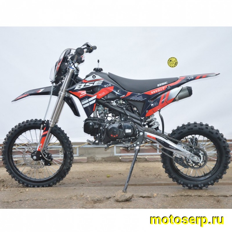 Купить  Питбайк BSE PH 125 AK47 Red 17/14", Мех, эл.ст (шт) купить с доставкой по Москве и России, цена, технические характеристики, комплектация фото  - motoserp.ru
