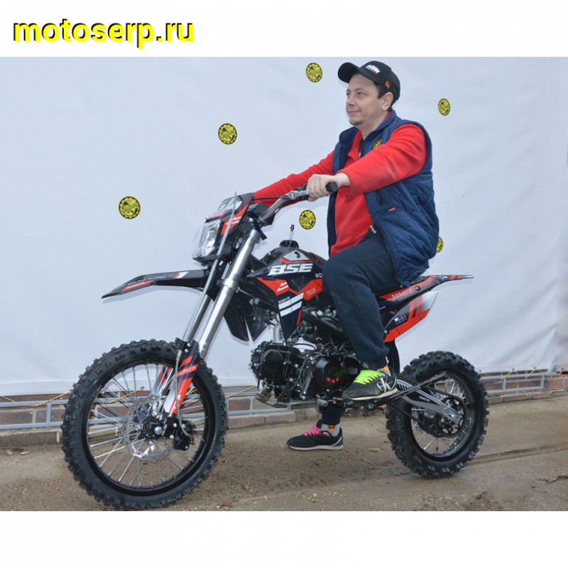 Купить  Питбайк BSE PH 125 AK47 Red 17/14", Мех, эл.ст (шт) купить с доставкой по Москве и России, цена, технические характеристики, комплектация фото  - motoserp.ru
