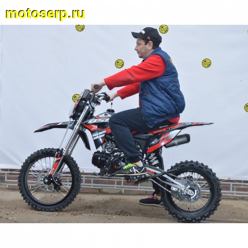 Купить  Питбайк BSE PH 125 AK47 Red 17/14", Мех, эл.ст (шт) купить с доставкой по Москве и России, цена, технические характеристики, комплектация фото  - motoserp.ru