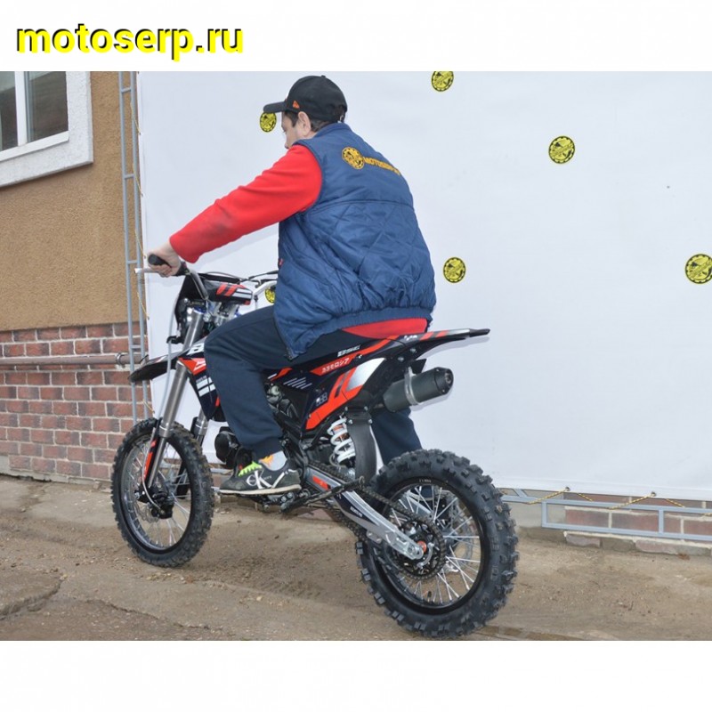 Купить  Питбайк BSE PH 125 AK47 Red 17/14", Мех, эл.ст (шт) купить с доставкой по Москве и России, цена, технические характеристики, комплектация фото  - motoserp.ru