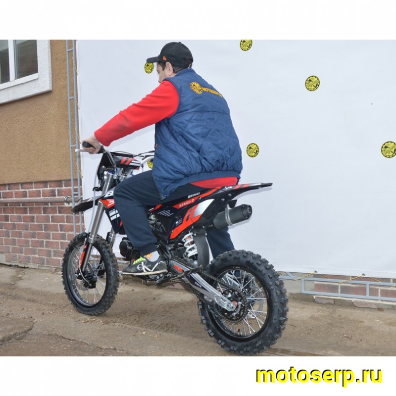Купить  Питбайк BSE PH 125 AK47 Red 17/14", Мех, эл.ст (шт) купить с доставкой по Москве и России, цена, технические характеристики, комплектация фото  - motoserp.ru