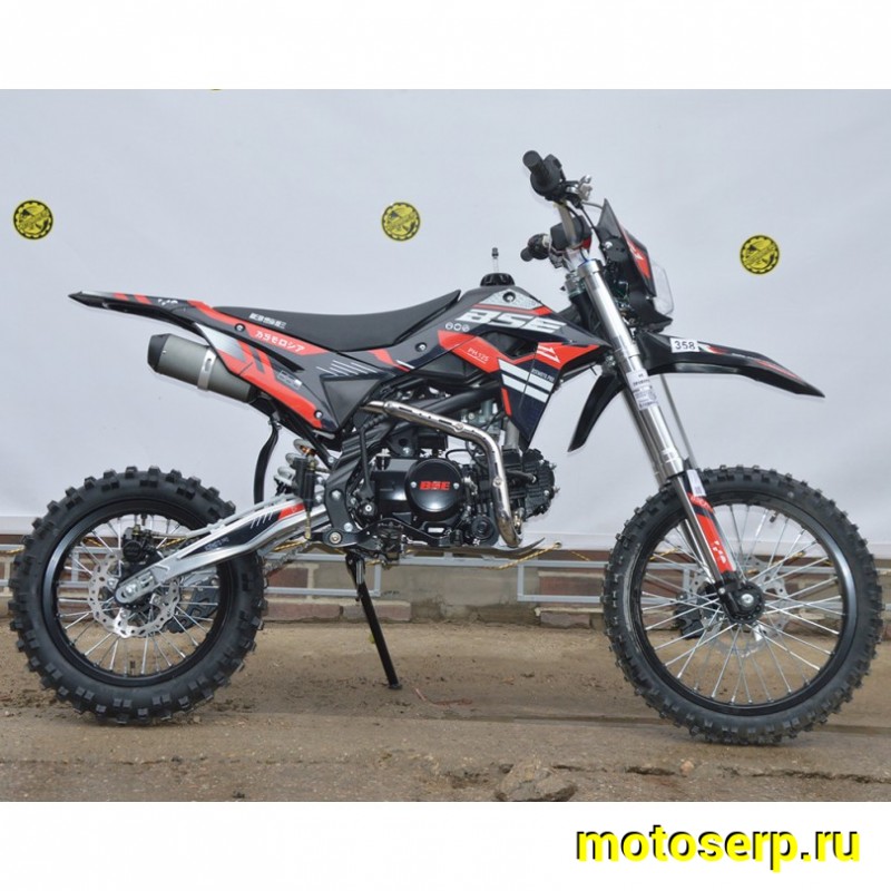 Купить  Питбайк BSE PH 125 AK47 Red 17/14", Мех, эл.ст (шт) купить с доставкой по Москве и России, цена, технические характеристики, комплектация фото  - motoserp.ru