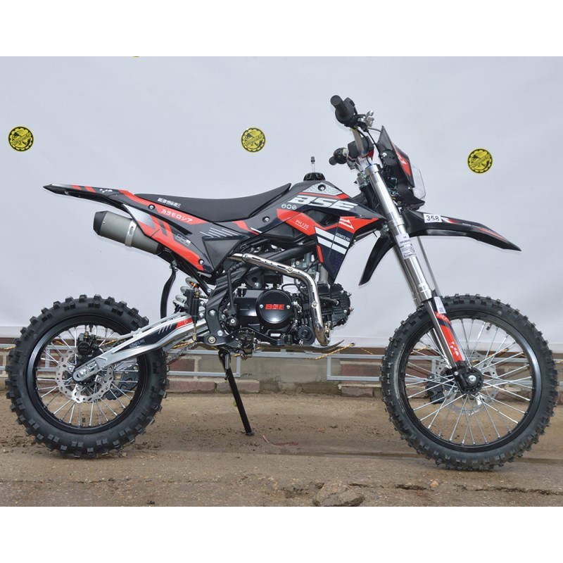 Купить  Питбайк BSE PH 125 AK47 Red 17/14", Мех, эл.ст (шт) купить с доставкой по Москве и России, цена, технические характеристики, комплектация фото  - motoserp.ru