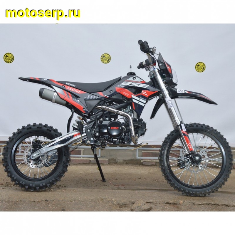 Купить  Питбайк BSE PH 125 AK47 Red 17/14", Мех, эл.ст (шт) купить с доставкой по Москве и России, цена, технические характеристики, комплектация фото  - motoserp.ru