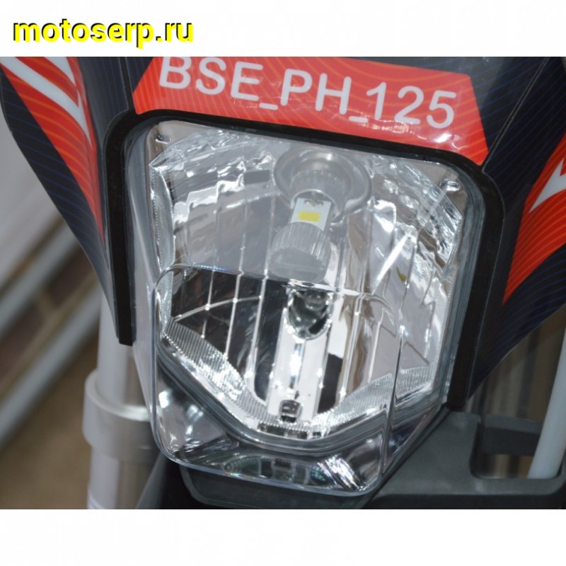 Купить  Питбайк BSE PH 125 AK47 Red 17/14", Мех, эл.ст (шт) купить с доставкой по Москве и России, цена, технические характеристики, комплектация фото  - motoserp.ru