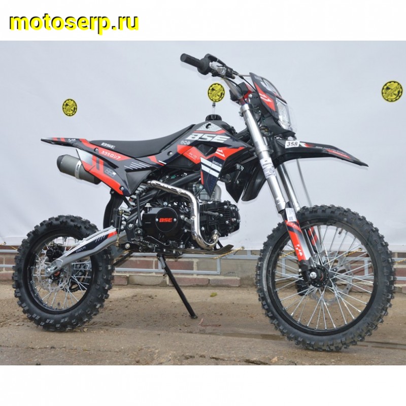 Купить  Питбайк BSE PH 125 AK47 Red 17/14", Мех, эл.ст (шт) купить с доставкой по Москве и России, цена, технические характеристики, комплектация фото  - motoserp.ru