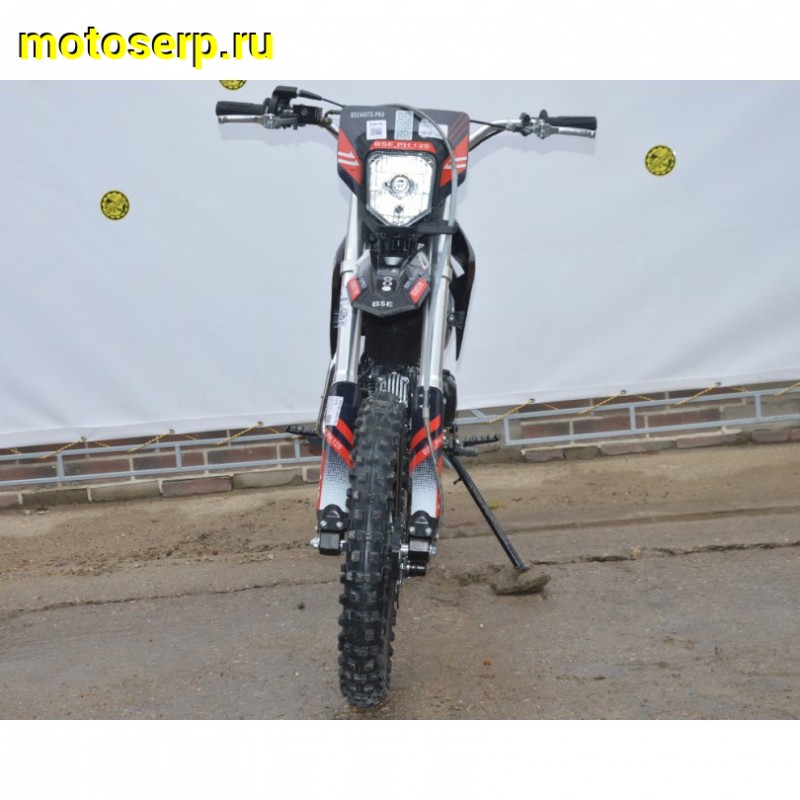 Купить  Питбайк BSE PH 125 AK47 Red 17/14", Мех, эл.ст (шт) купить с доставкой по Москве и России, цена, технические характеристики, комплектация фото  - motoserp.ru