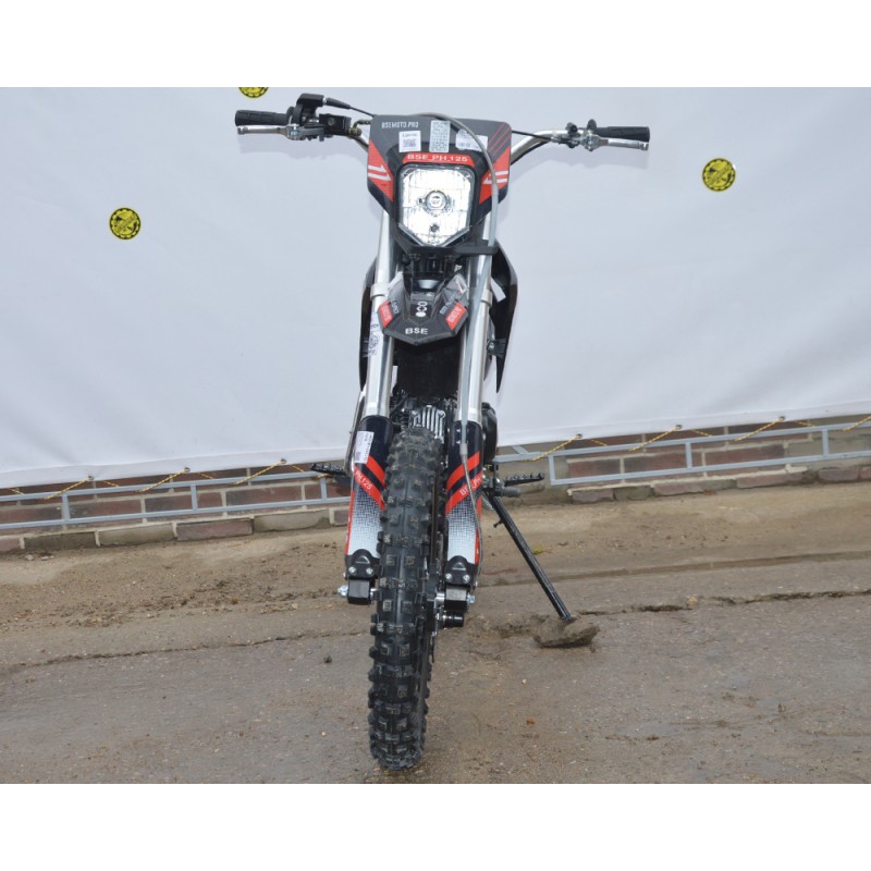 Купить  Питбайк BSE PH 125 AK47 Red 17/14", Мех, эл.ст (шт) купить с доставкой по Москве и России, цена, технические характеристики, комплектация фото  - motoserp.ru