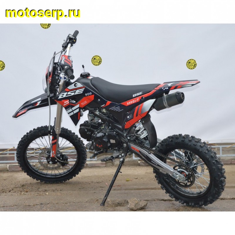 Купить  Питбайк BSE PH 125 AK47 Red 17/14", Мех, эл.ст (шт) купить с доставкой по Москве и России, цена, технические характеристики, комплектация фото  - motoserp.ru