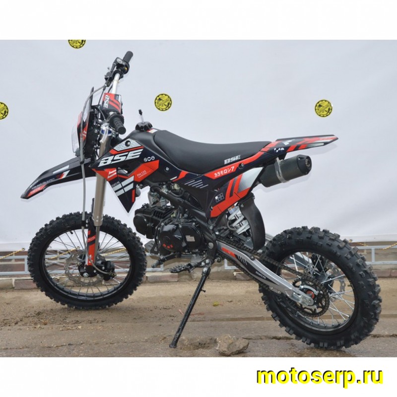 Купить  Питбайк BSE PH 125 AK47 Red 17/14", Мех, эл.ст (шт) купить с доставкой по Москве и России, цена, технические характеристики, комплектация фото  - motoserp.ru